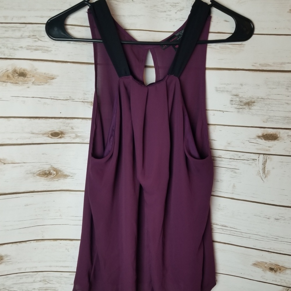 ❄JW style purple tank